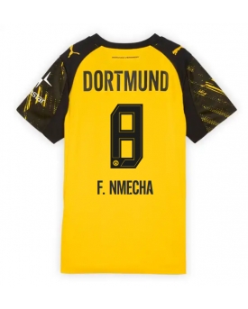 Borussia Dortmund Felix Nmecha #8 Maglia Gara Casa Repliche 2025-26 Donna Maniche Corte